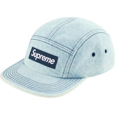 Supreme SS25 Denim Camp Cap Light Washed Indigo