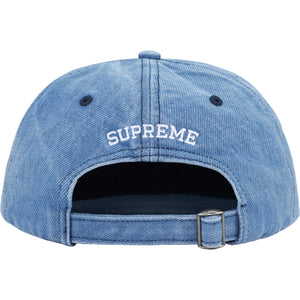 Supreme Pigment S Logo 6 Panel Denim