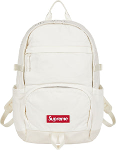 Supreme FW25 Denim Backpack White