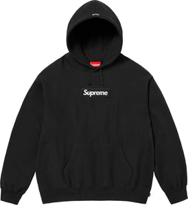 Supreme Box Logo Hooded Sweatshirt Black FW23