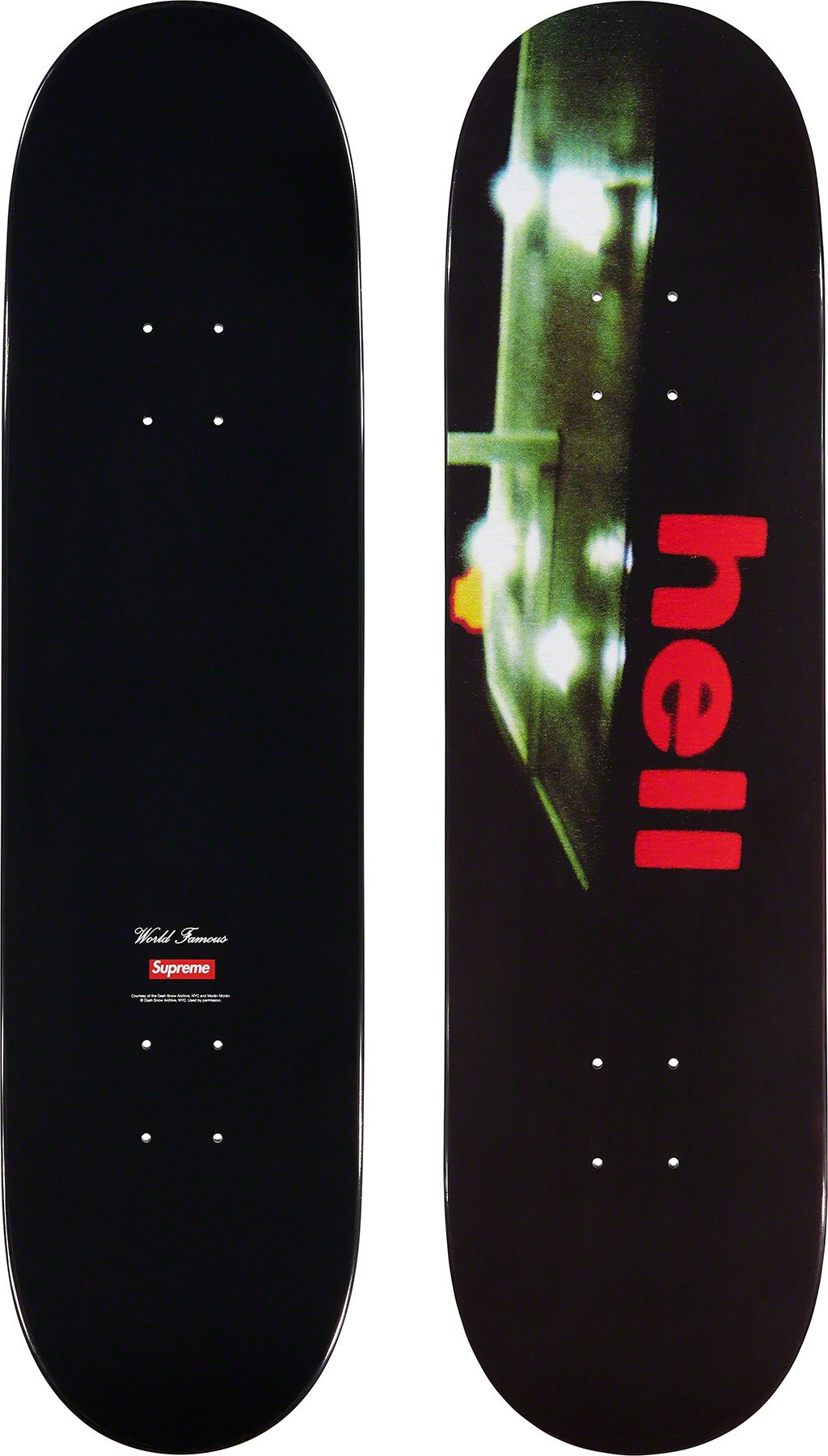 Supreme Hell Skateboard