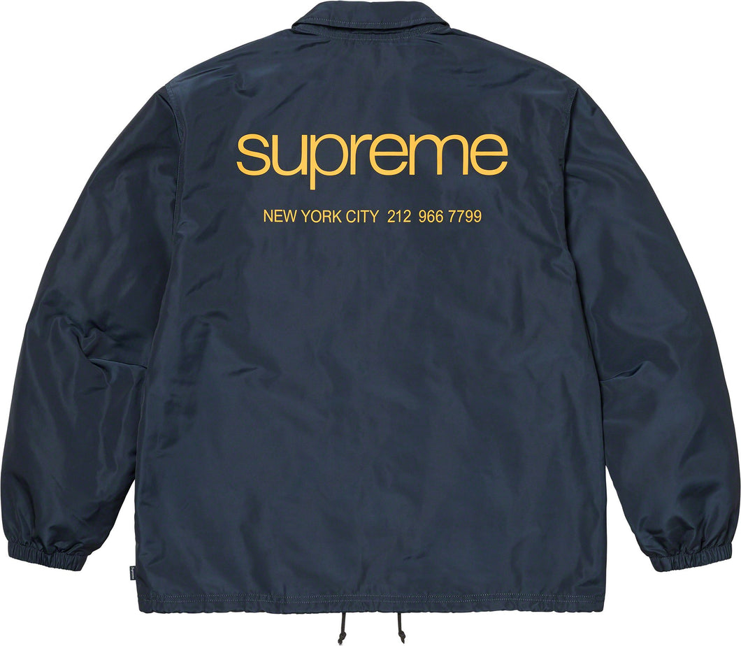 Supreme NYC Coaches Jacket Navy