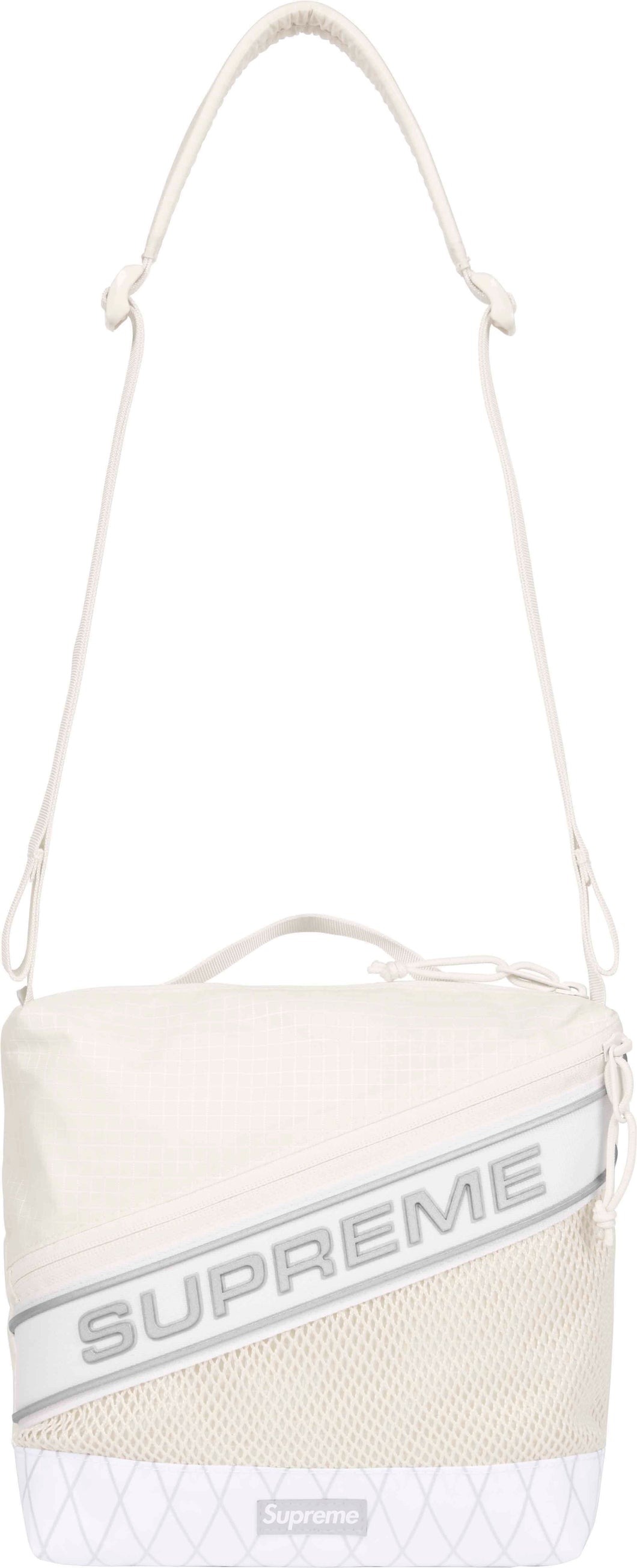 Supreme white sale shoulder bag