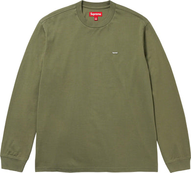Supreme Small Box LS Tee Olive