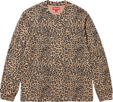 Supreme Small Box LS Tee Leopard
