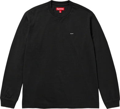 Supreme Small Box L/S Tee Black