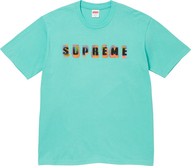 Supreme Stencil Tee Teal