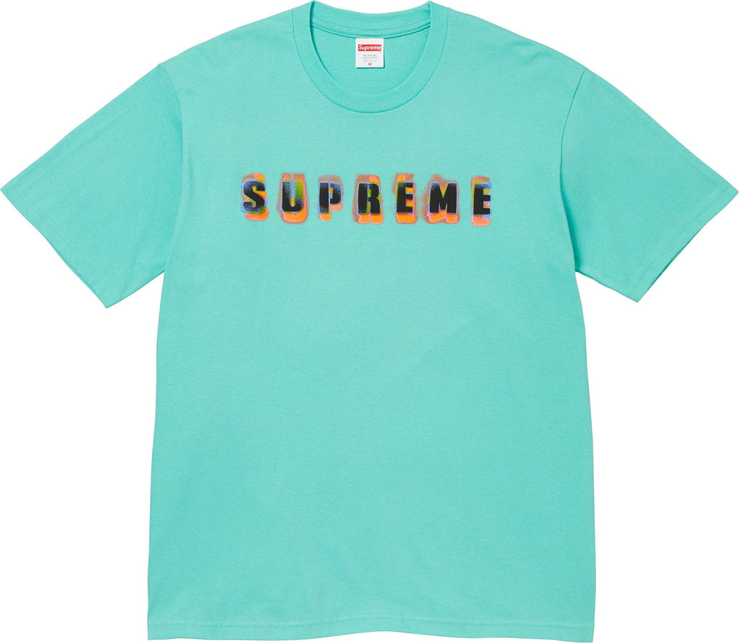 Supreme Stencil Tee Teal