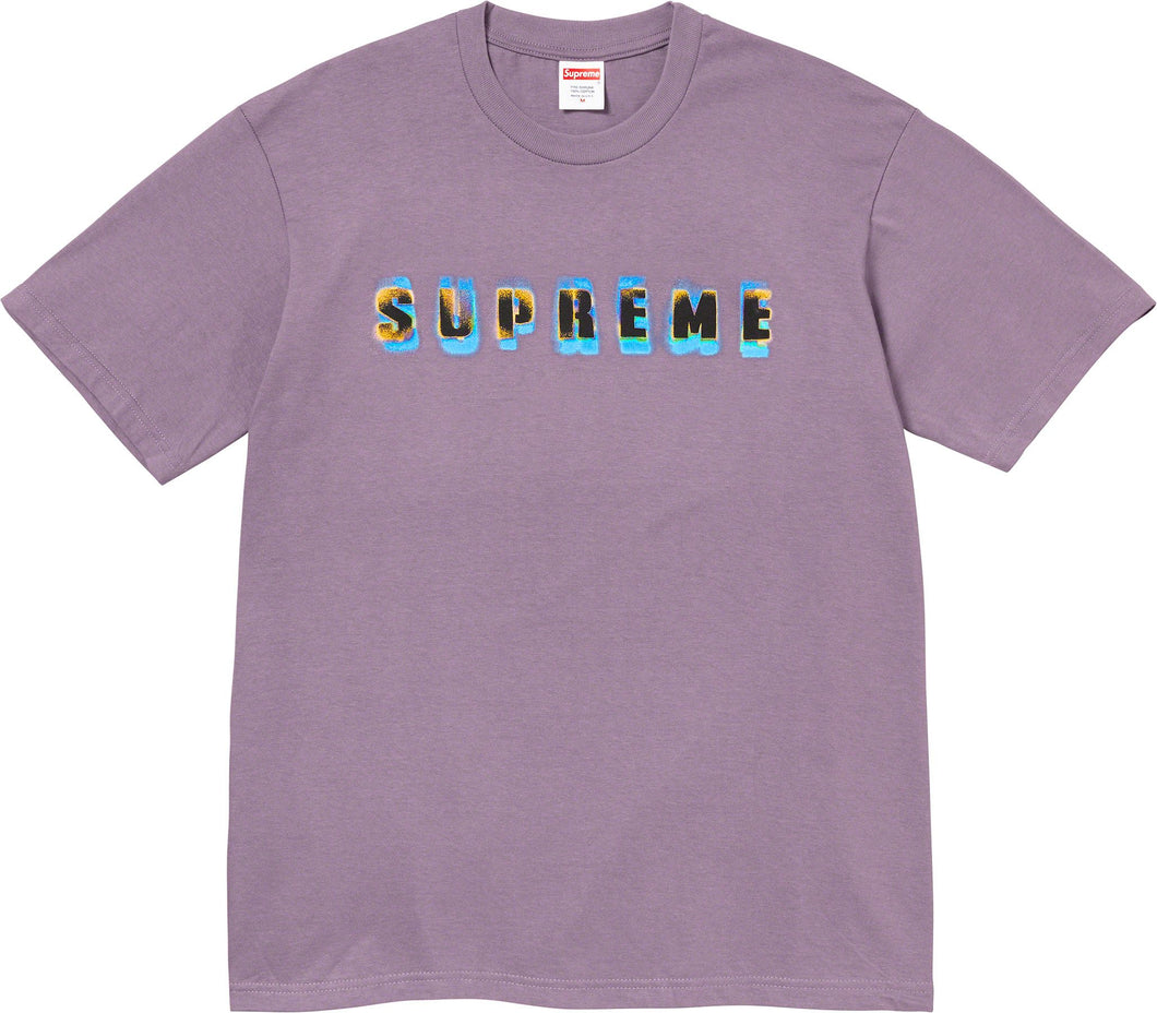 Supreme Stencil Tee Purple