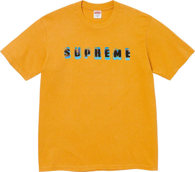 Supreme Stencil Tee Mustard