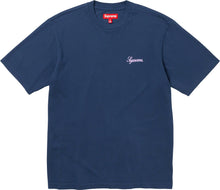 Supreme Washed Script SS Top Navy