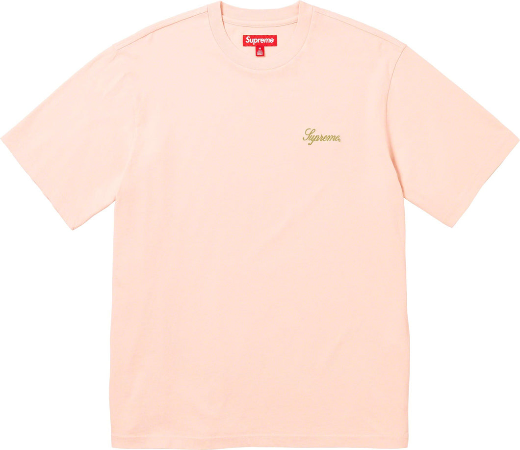 Supreme Washed Script SS Top Rose