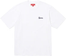 Supreme Washed Script SS Top White