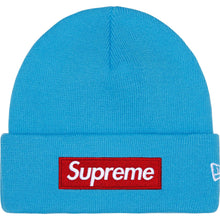 Supreme FW25 New Era® Box Logo Beanie Cyan