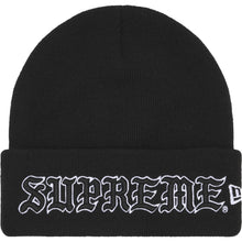 Supreme New Era® Old English Beanie Black
