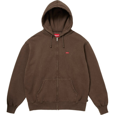 Supreme FW25 Small Box Up Hooded Sweatshirt Dark Brown