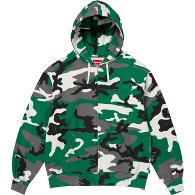 Supreme FW25 Small Box Up Hooded Sweatshirt Green Camo
