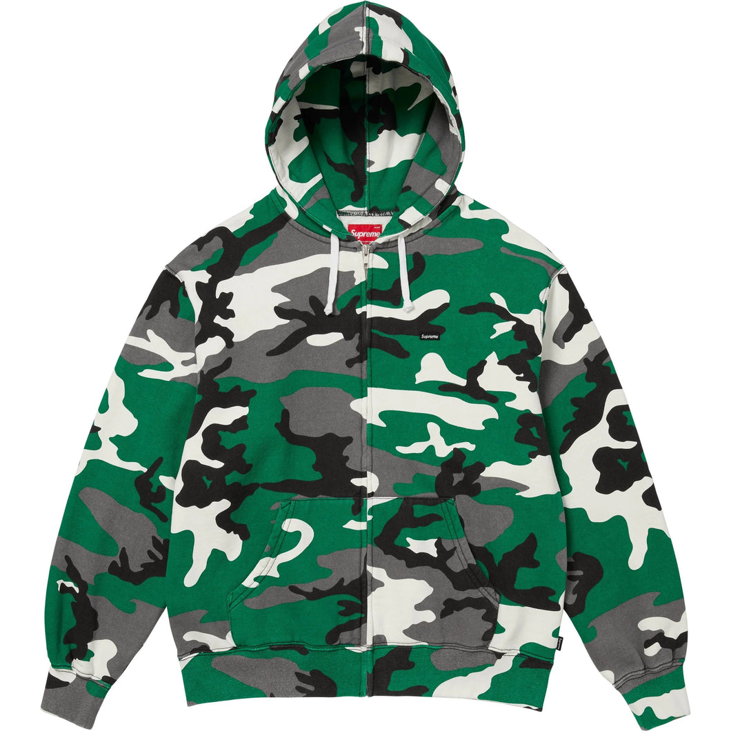 Supreme FW25 Small Box Up Hooded Sweatshirt Green Camo