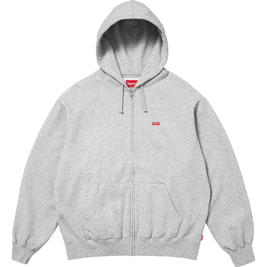 Supreme FW25 Small Box Up Hooded Sweatshirt Heather Grey