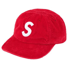 Supreme S Logo Corduory 6-Panel Red