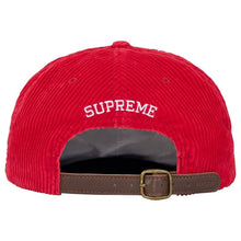 Supreme S Logo Corduory 6-Panel Red