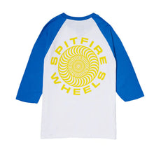 Supreme Spitfire Classic 87 Swirl 3/4 Sleeve Tee Blue White