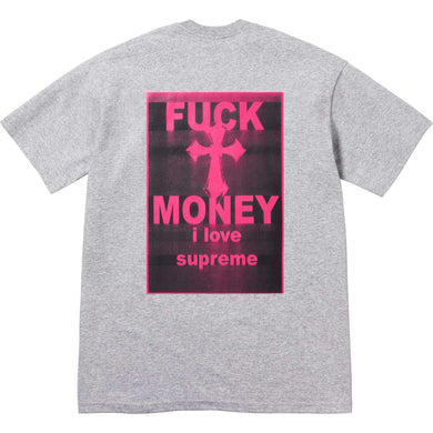 Supreme Fuck Money Tee Grey