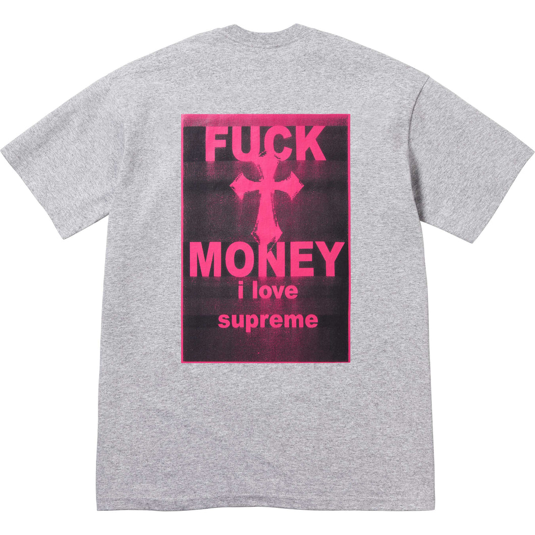 Supreme Fuck Money Tee Grey