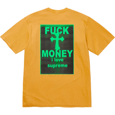 Supreme Fuck Money Tee Mustard