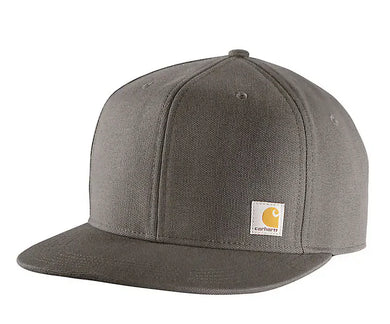 Carhartt Firm Duck Flat Brim Cap Gravel