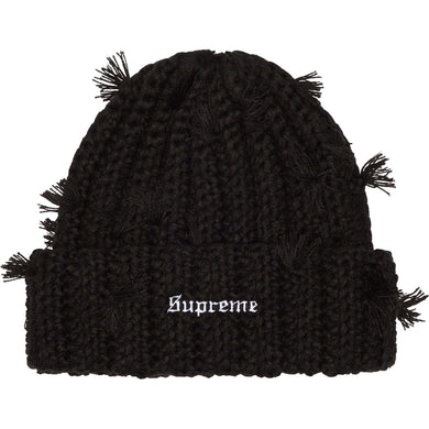 Supreme Hand Tied Beanie Black