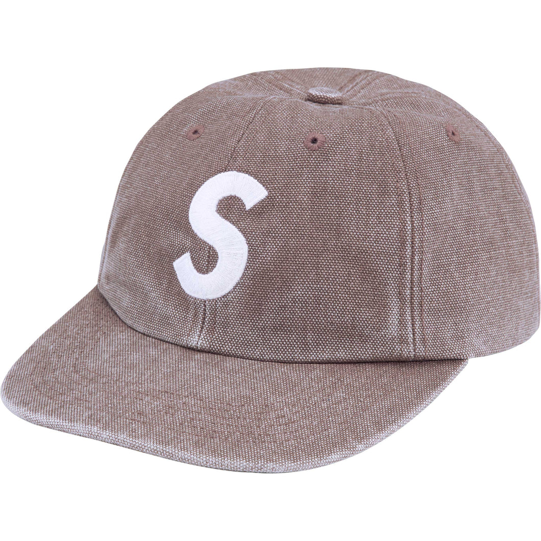 Supreme Pigment S Logo 6 Panel Khaki