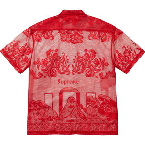 Supreme Last Supper Lace SS Shirt Red