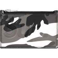 Supreme Leather Zip Card Holder Snow Camo