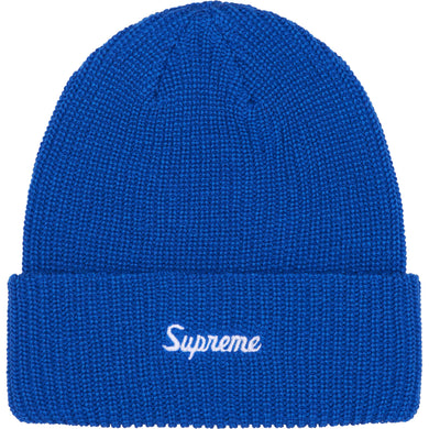 Supreme Loose Gauge Beanie Blue