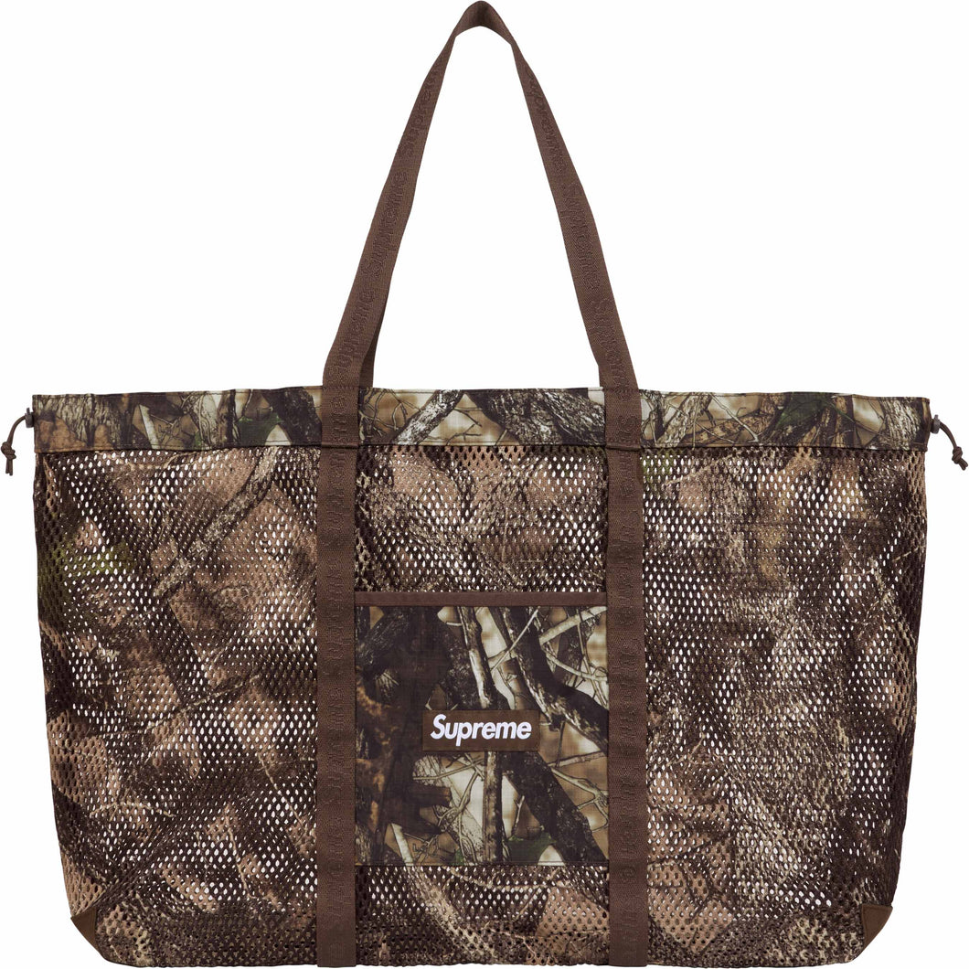 Supreme SS25 Mesh Tote Bag TrueTimber® Kanati Camo