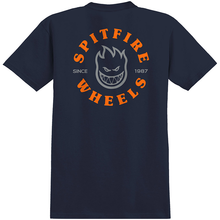 Spitfire Pocket Bighead Classic Tee Navy Orange