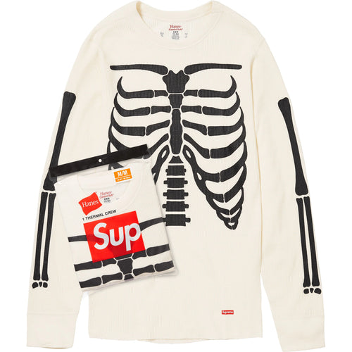 Supreme® Hanes® Bones Thermal Crew (1 Pack) Natural