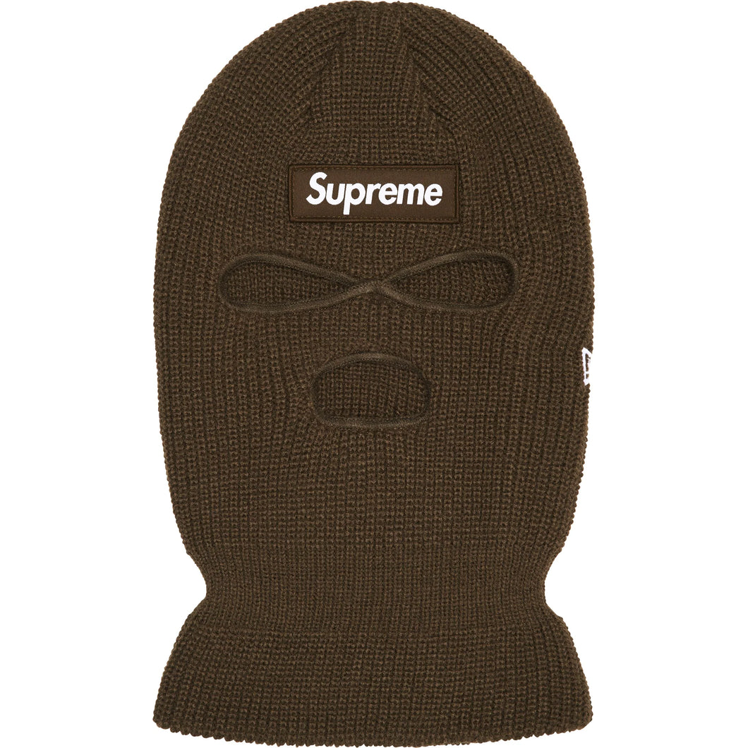 Supreme New Era® Box Logo BaLaclava Brown