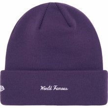 Supreme New Era® Box Logo Beanie Dark Purple