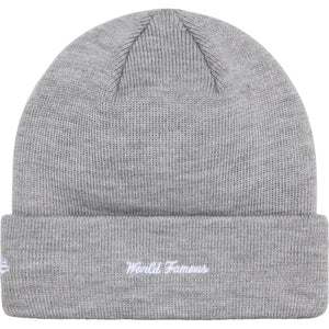 Supreme New Era® Box Logo Beanie Heather Grey