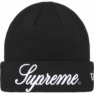 Supreme New Era® Script Beanie Black