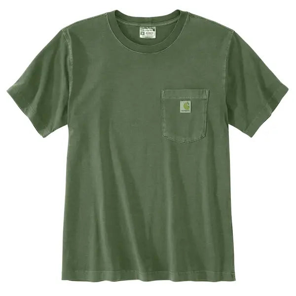 Carhartt Relaxed Fit Lightweight SS Garment Dyed Pocket Tee Oak Leaf