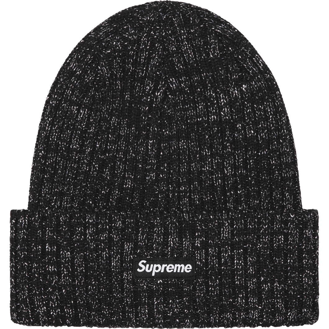Supreme SS25 Overdyed Beanie Metallic Black