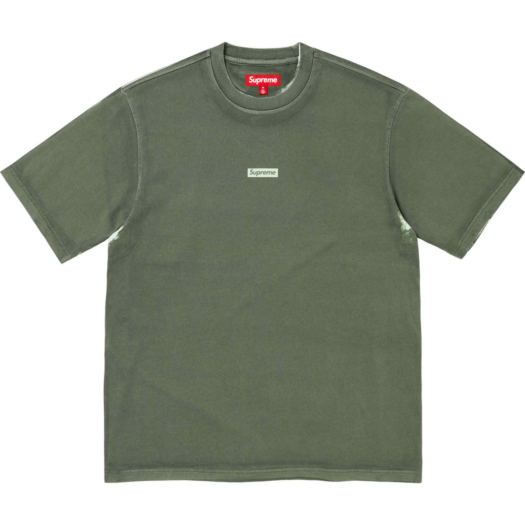 Supreme Overprint Small Box S/S Top Olive