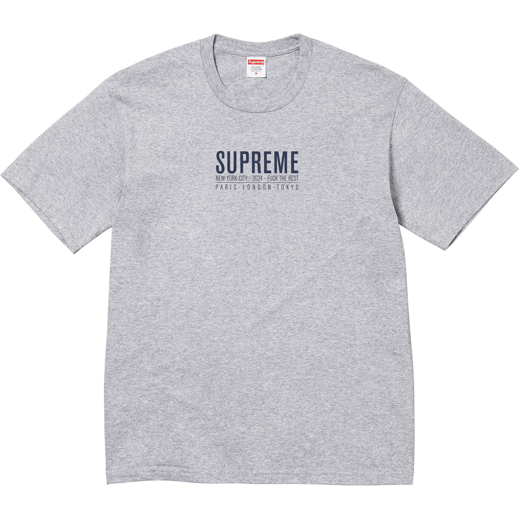 Supreme Paris Tee Grey