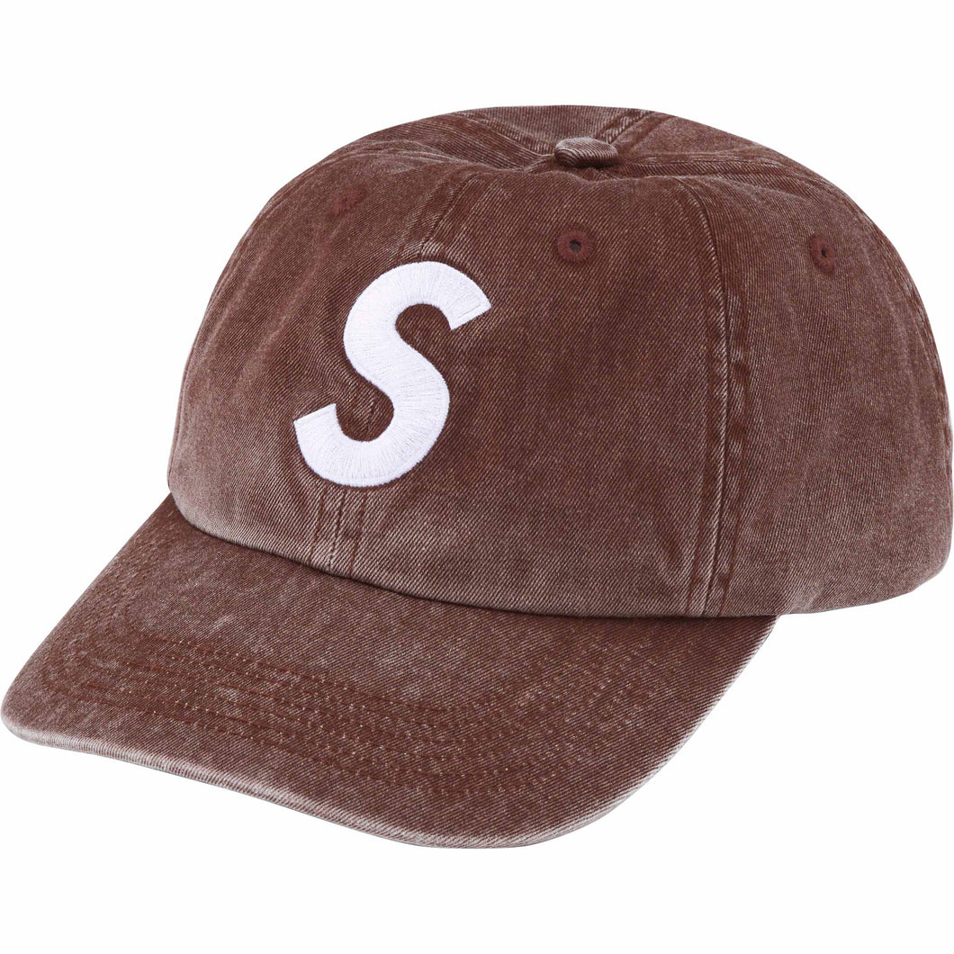 Supreme Pigment Print S Logo 6-Panel Brown