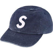 Supreme Pigment Print S Logo 6-Panel Navy