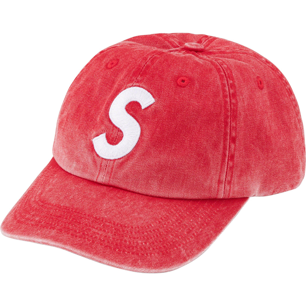 Supreme Pigment Print S Logo 6-Panel Red