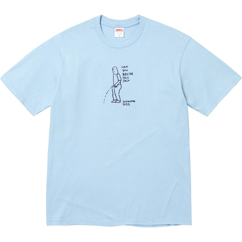 Supreme Piss Tee Powder Blue